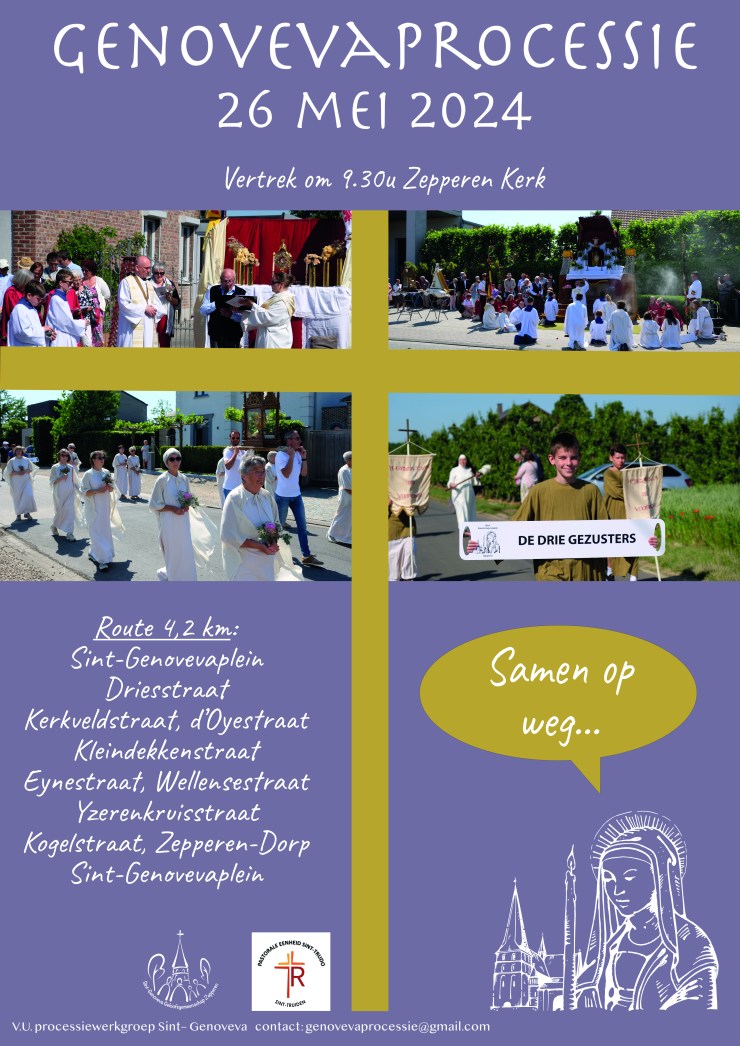 Poster processie 2024